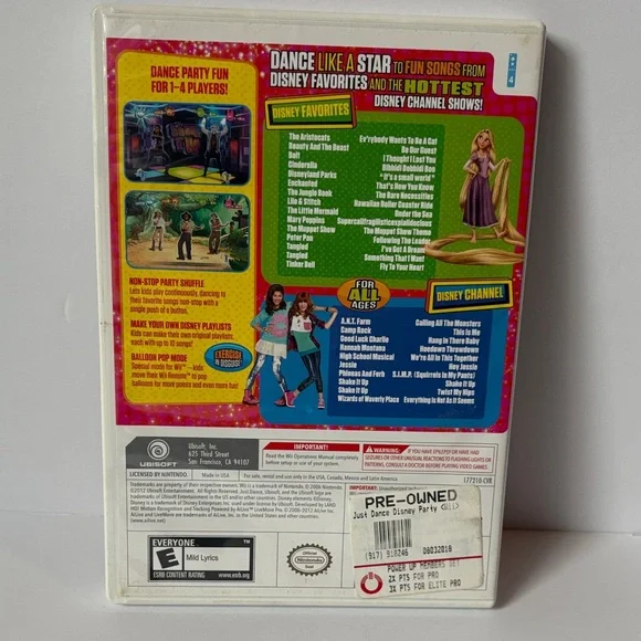 Just Dance Disney Party Wii Game — Tested & Working - Picture 2 of 3